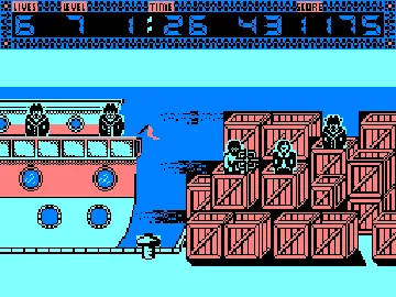 Crossfire (UK) (1990) screen shot game playing